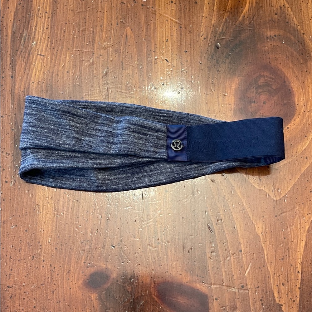 Lululemon Gray and Navy Headband